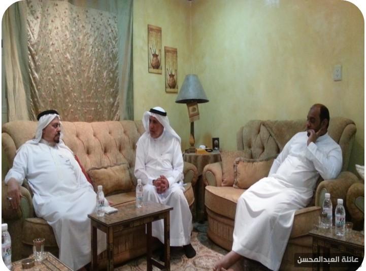 زيارة السيد هاشم عبدالرضا الشخص لمنزل السيد
